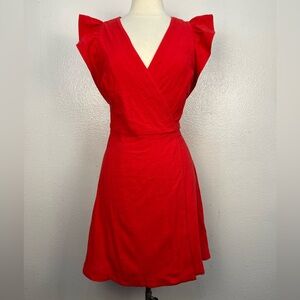 Madewell Scarlet Wrap Mini Dress